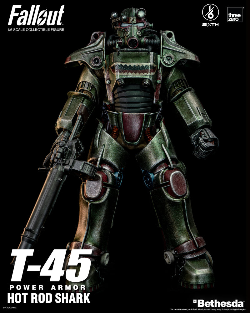 Fallout threezero 1/6 T-45 Hot Rod Shark Power Armor