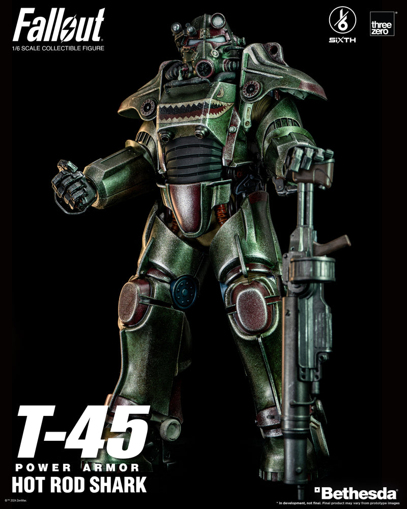 Fallout threezero 1/6 T-45 Hot Rod Shark Power Armor