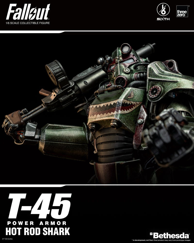 Fallout threezero 1/6 T-45 Hot Rod Shark Power Armor