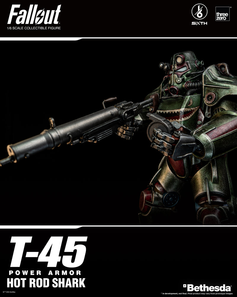 Fallout threezero 1/6 T-45 Hot Rod Shark Power Armor