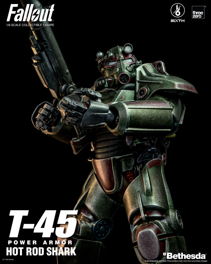 Fallout threezero 1/6 T-45 Hot Rod Shark Power Armor