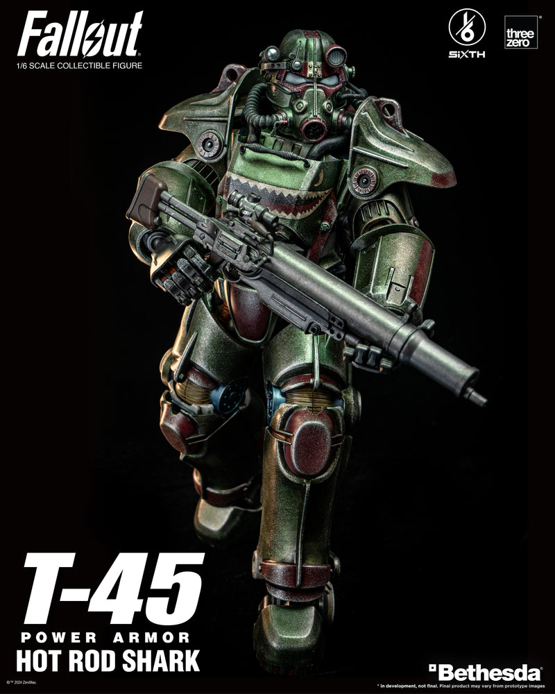 Fallout threezero 1/6 T-45 Hot Rod Shark Power Armor