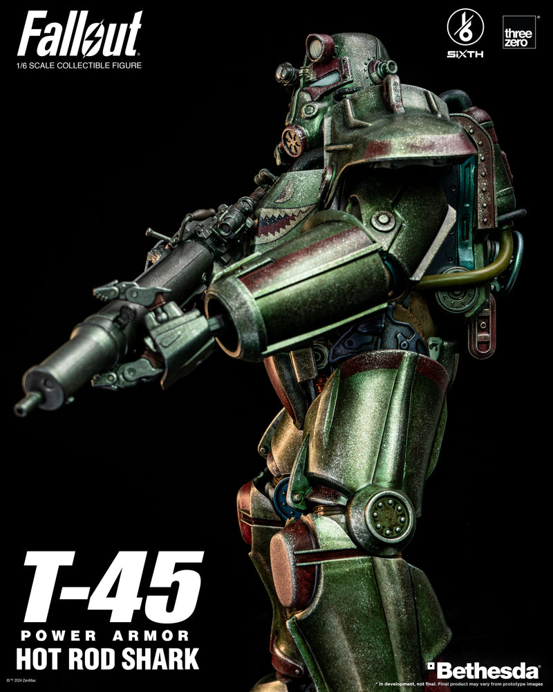 Fallout threezero 1/6 T-45 Hot Rod Shark Power Armor