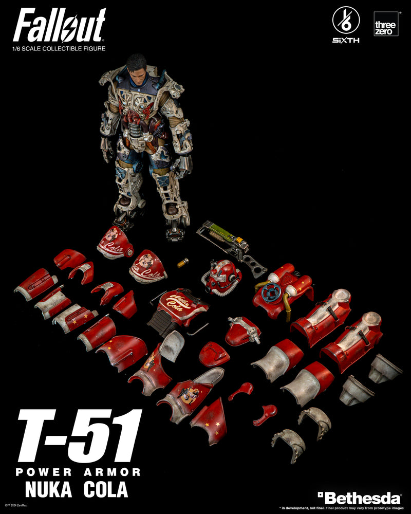 Fallout 3A Threezero 1/6 T-51 Nuka Cola Power Armor