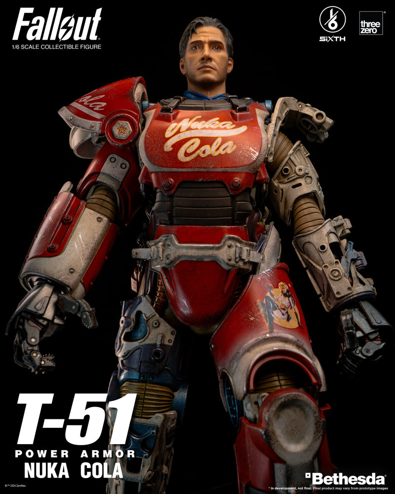 Fallout 3A Threezero 1/6 T-51 Nuka Cola Power Armor