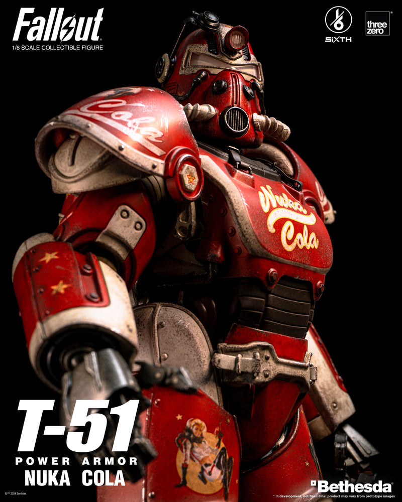 Fallout 3A Threezero 1/6 T-51 Nuka Cola Power Armor