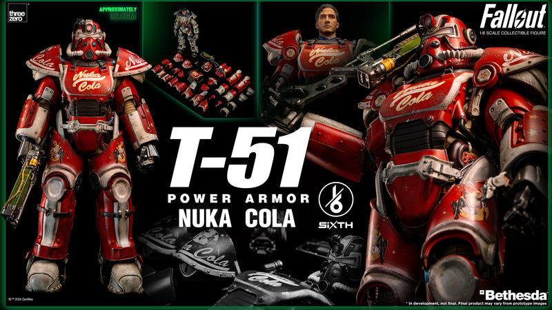 Fallout 3A Threezero 1/6 T-51 Nuka Cola Power Armor