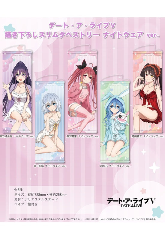 Date A Live V Hobby Stock Original Illustration Slim Tapestry Nightwear Ver.