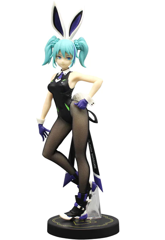 Hatsune Miku FuRyu BiCute Bunnies Figure Street Violet Color ver.