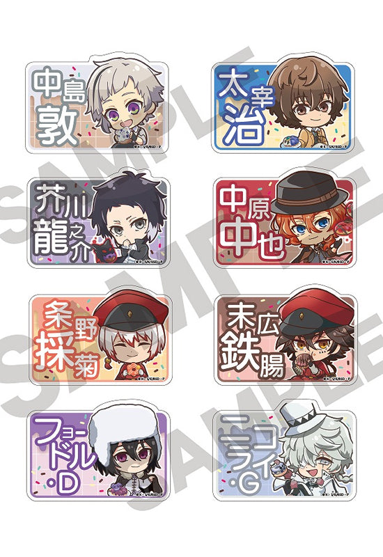 Bungo Stray Dogs Crux Trading Name Badge Style Acrylic Clip Chara Peko Donut (1 Random)