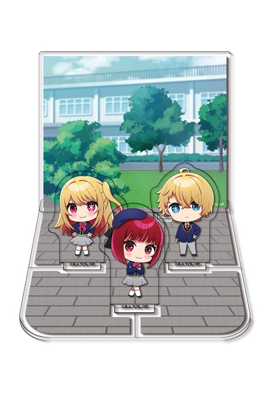 Oshi no Ko Canaria Acrylic Diorama Stand 03 Aqua & Ruby & Arima Kana