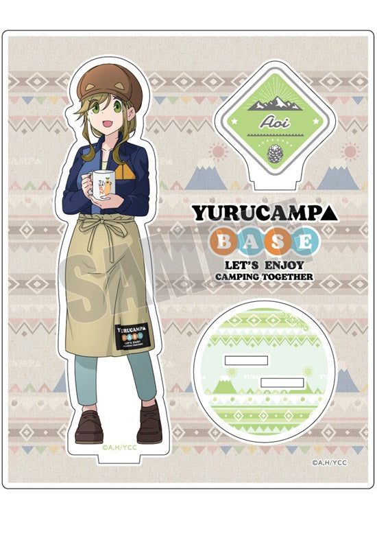 Yurucamp ACROSS YURUCAMP BASE Acrylic Stand Aoi