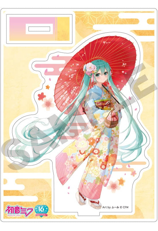 Hatsune Miku Crux Acrylic Stand Kimono Sanpo