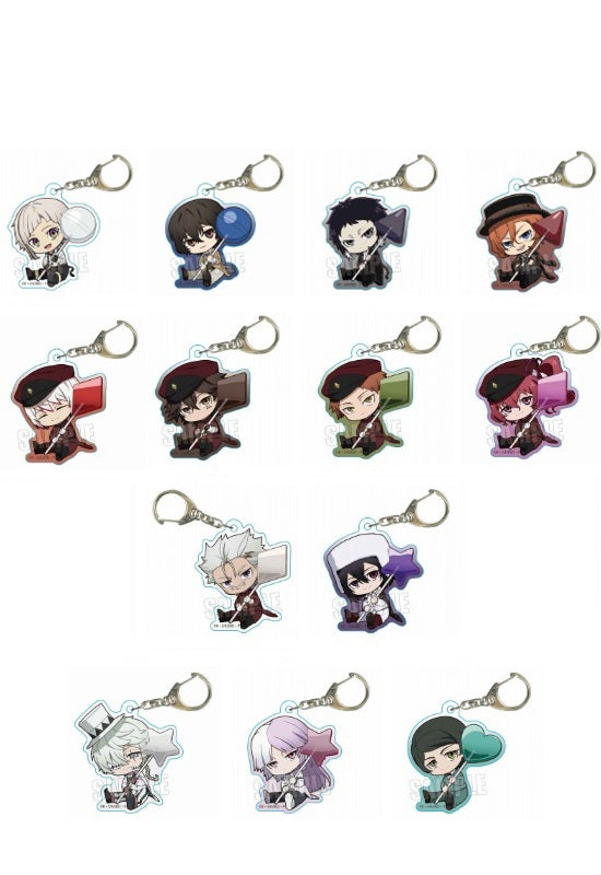 Bungo Stray Dogs Bell House GyuGyutto Acrylic Key Chain Candy Ver.(1-13 selection)