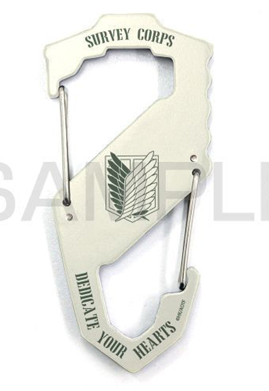 Attack on Titan Cospa Survey Corps Carabiner S Type White