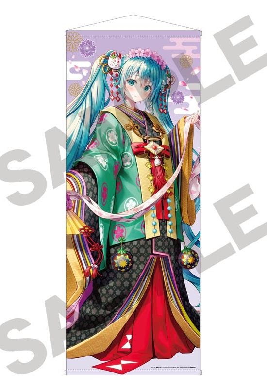 Hatsune Miku Crux Life Size Tapestry Twelve-layered Ceremonial Kimono