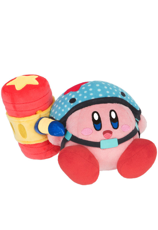 Kirby and the Forgotten Land Sanei-boeki Plush Toy Hammer Kirby (S Size)