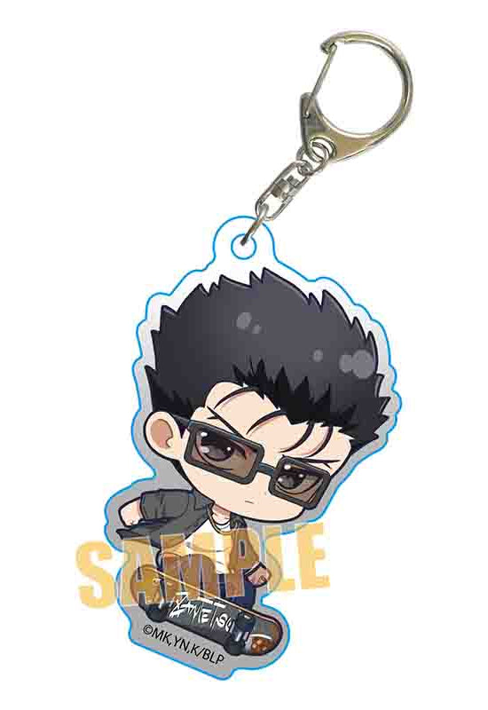 Blue Lock Bell House Acrylic Key Chain Part 2 Tsurugi Zantetsu Skater Ver.