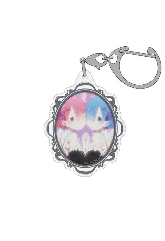 Re:Zero kara Hajimeru Isekai Seikatsu Cospa Twins Ram & Rem Acrylic Key Chain