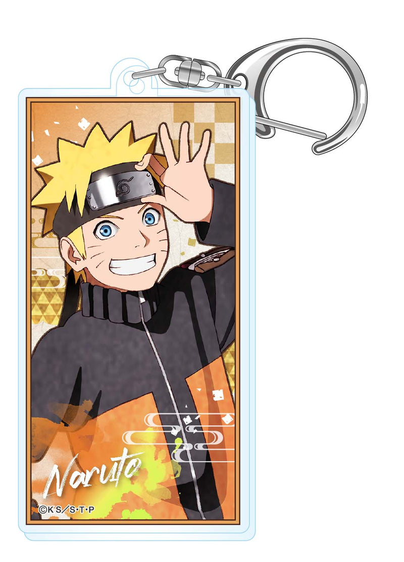 NARUTO -Shippuden- Twinkle Vintage Series Acrylic Banner Key Chain Uzumaki Naruto