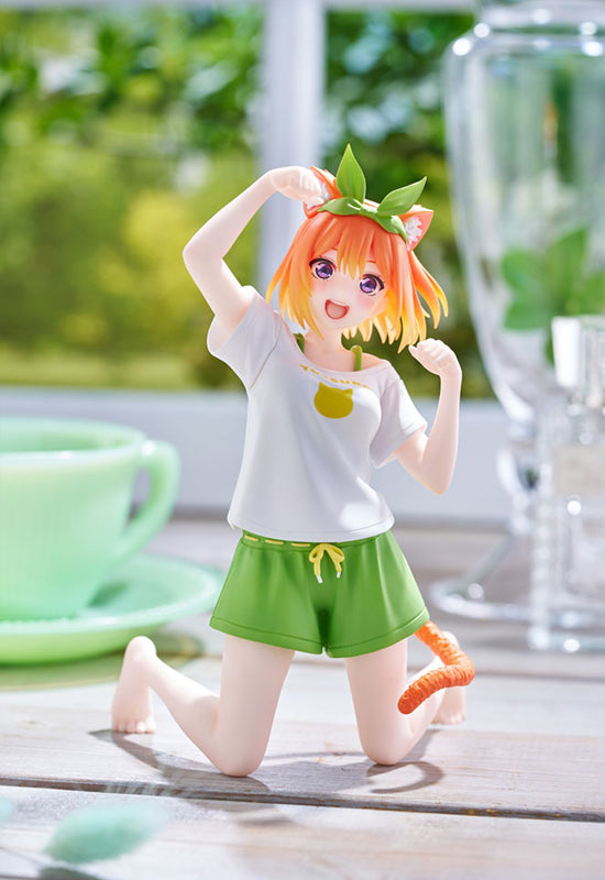 The Quintessential Quintuplets 2 TAITO Desktop Cute Figure Yotsuba Nakano (Newley Written Cat Roomwear Ver.)