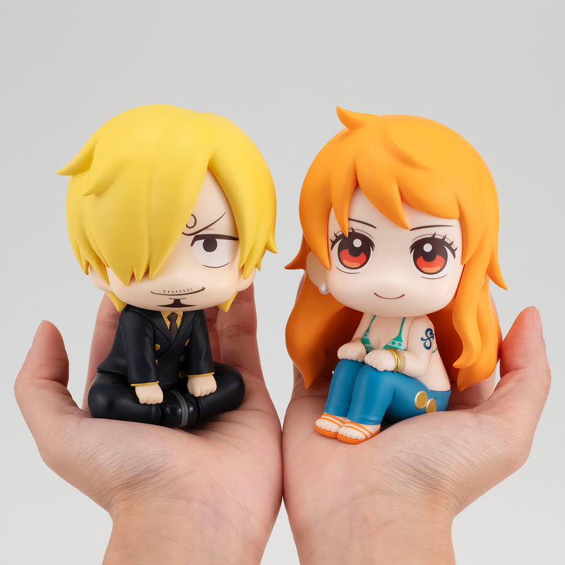 ONE PIECE MEGAHOUSE Lookup Sanji＆Nami set 【with Cloche & Orange】