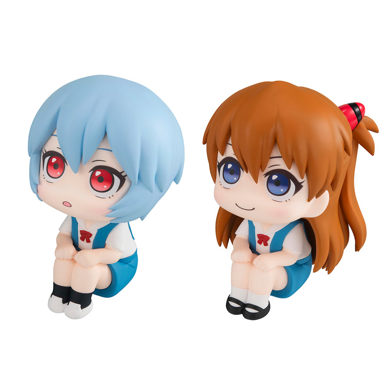 Evangelion： 3.0+1.0 Thrice Upon a Time MEGAHOUSE Lookup Rei Ayanami ＆Shikinami Asuka Langley Set 【with gift】