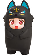 Nendoroid More Kigurumi Face Parts Case (Black Kitsune)