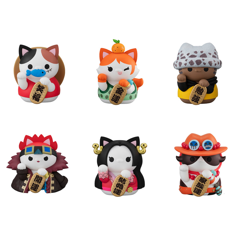 ONE PIECE MEGAHOUSE MEGA CAT PROJECT Nyan Piece Nyan！ !  Beckoning cat LUCKY CAT PIRATES