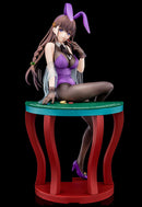 The Demon Sword Master of Excalibur Academy Elfine Phillet wearing flower’s purple bunny costume with Nip Slip Gimmick System