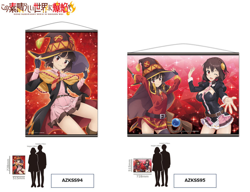 Kono Subarashii Sekai ni Bakuen wo! azumaker B2 Tapestry B Megumin & Yunyun