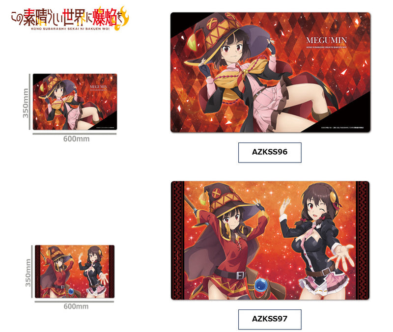 Kono Subarashii Sekai ni Bakuen wo! azumaker Character Rubber Mat B Megumin & Yunyun
