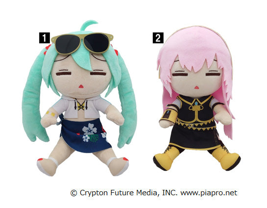 Hatsune Miku Series Darugurumi Movic Plush Hatsune Miku Summer Ver. With Sunglasses