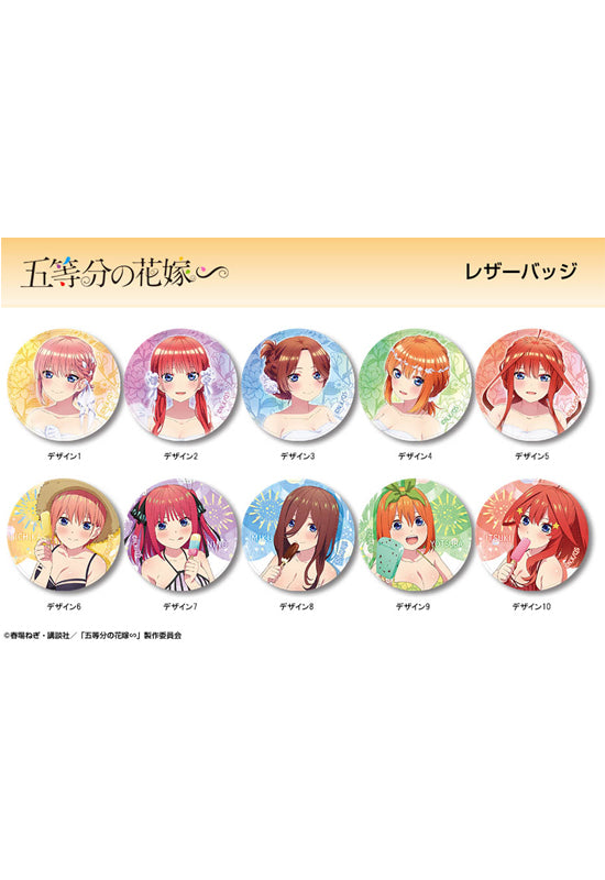 The Quintessential Quintuplets Specials Licence Agent Leather Badge Design (1-10 Selection)