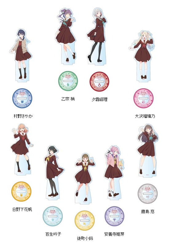 Love Live! Hasu no Sora Jogakuin School Idol Club Contents Seed Acrylic Figure 104th Winter School Uniform Ver.