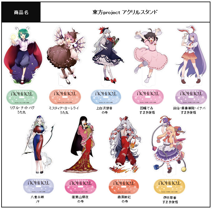 Touhou Project Charama Acrylic Stand