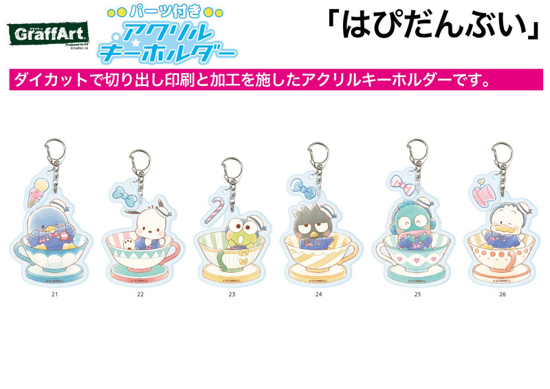HAPIDANBUI A3 Acrylic Key Chain with Parts 21-26
