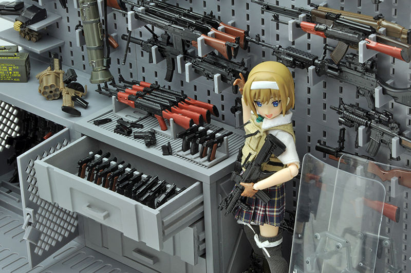 LittleArmory TomyTec  <LD006> Gun Rack B (re-run)