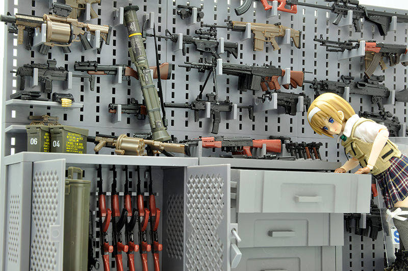 LittleArmory TomyTec  <LD006> Gun Rack B (re-run)