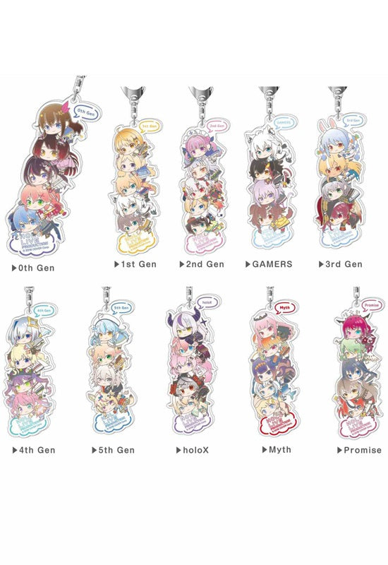 Hololive Bandai Acrylic Key Chain Hug Meets Tsumi Arrange (1-10 Selection)