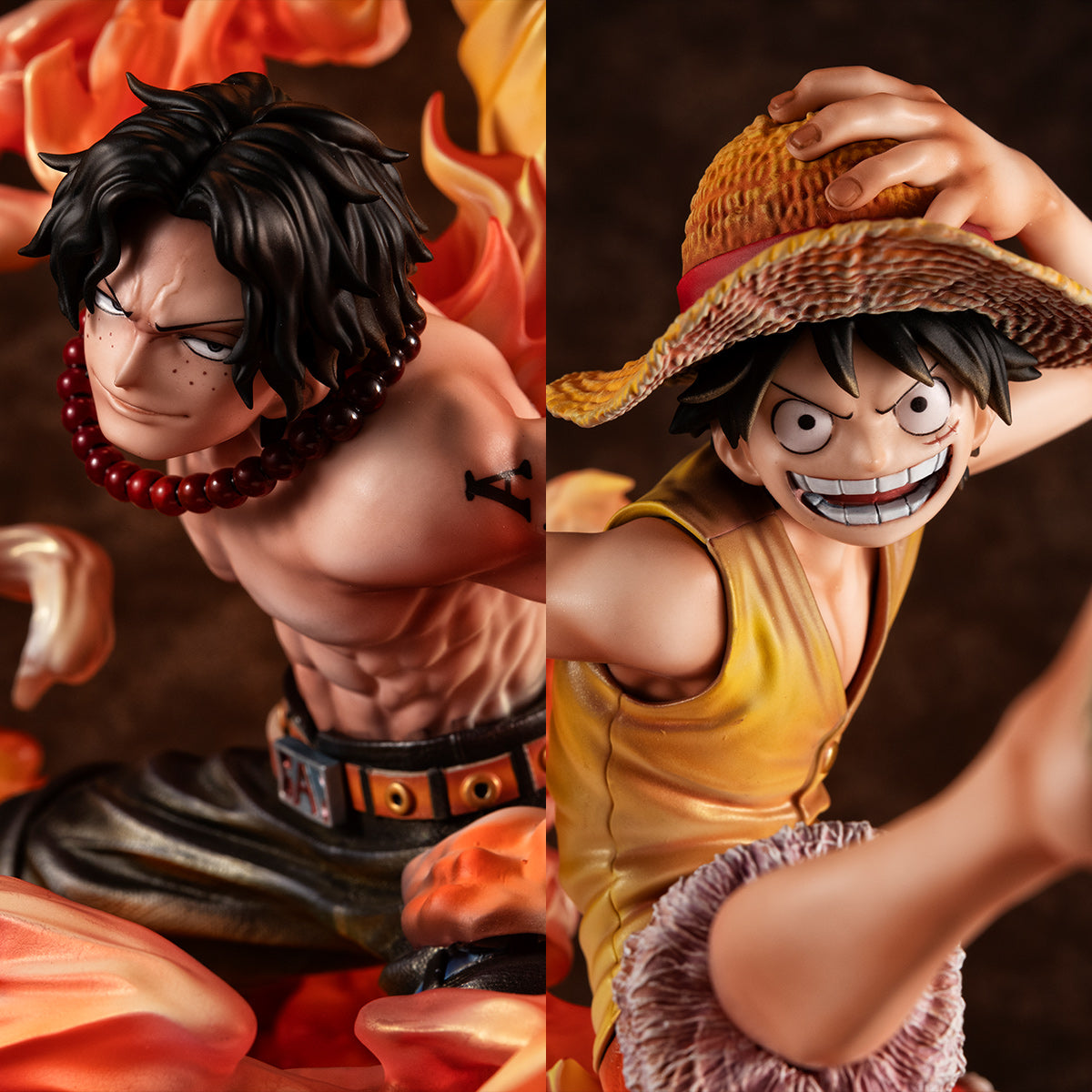 ONE PIECE MEGAHOUSE Portrait.Of.Pirates NEO-MAXIMUM Luffy ＆ Ace