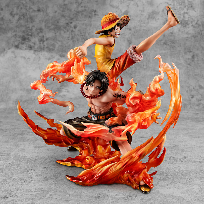 ONE PIECE MEGAHOUSE Portrait.Of.Pirates NEO-MAXIMUM Luffy ＆ Ace ～Bond between brothers～ 20th LIMITED Ver.
