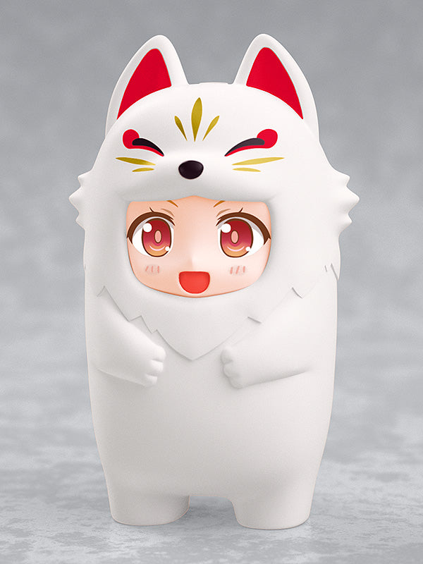 Nendoroid More Kigurumi Face Parts Case (White Kitsune)