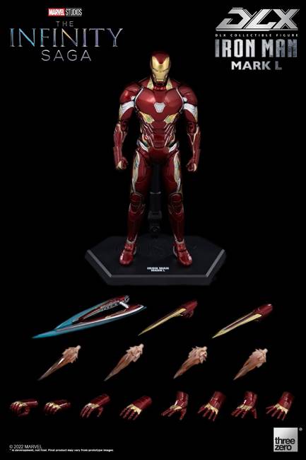 Avengers: Infinity War. threezero The Infinity Saga DLX Iron Man Mark 50 (Re-run)