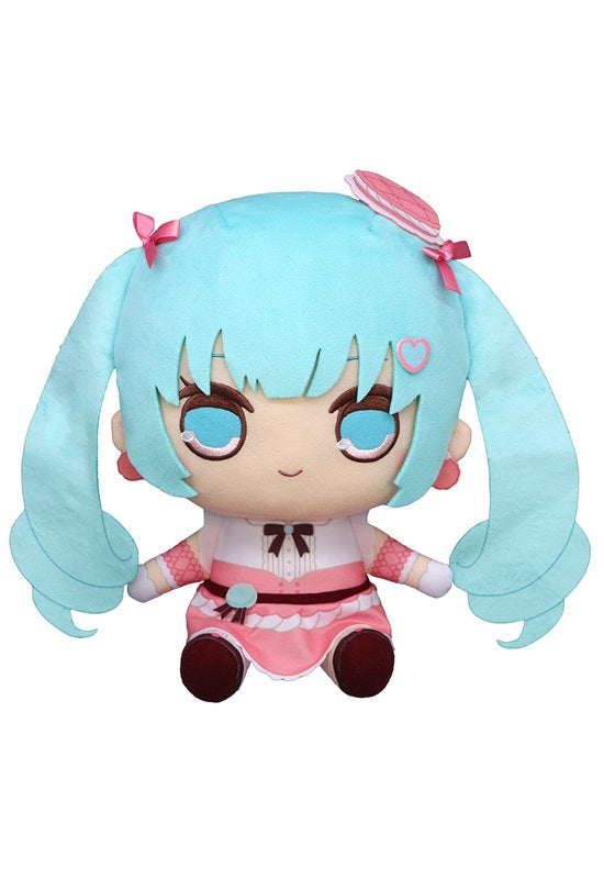 Hatsune Miku FuRyu KYURUMARU Big Plush Toy Macaroon