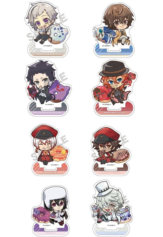 Bungo Stray Dogs Crux Acrylic Stand Chara Peko Donut (1-8 Selection)