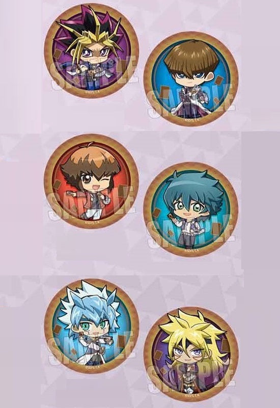 Yu-Gi-Oh! Series Bell House Can Badge (1-6 Selection)