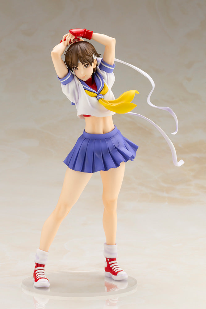 STREET FIGHTER Kotobukiya SAKURA ROUND 2 BISHOUJO STATUE