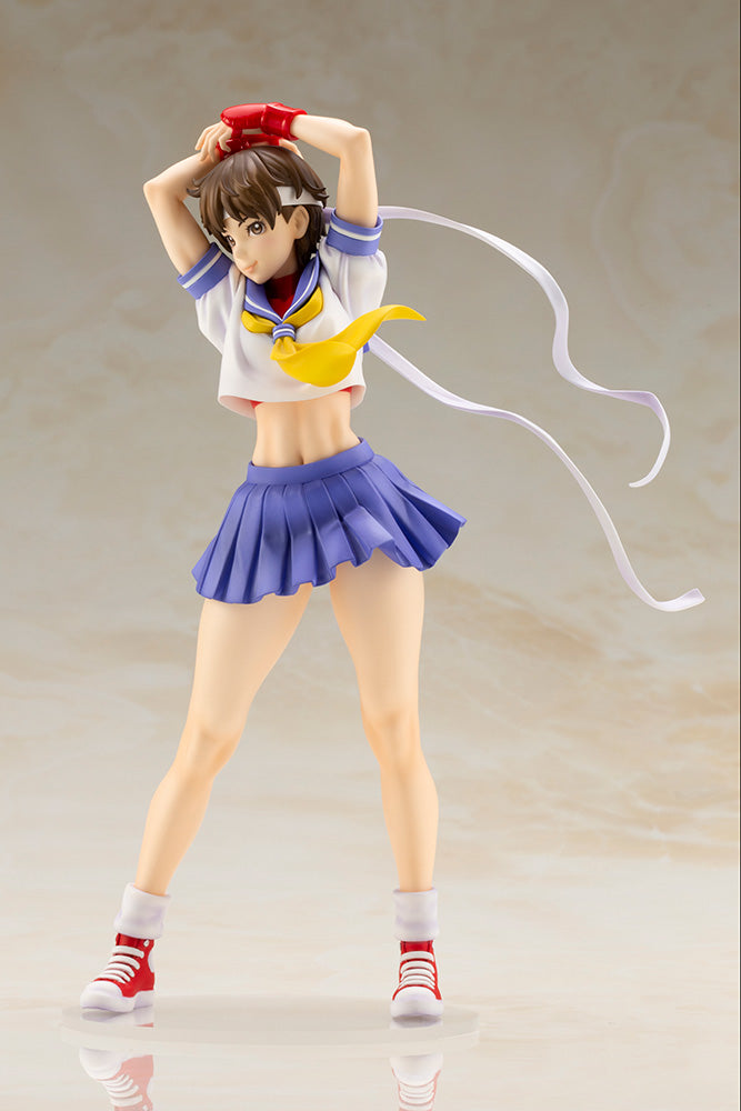 STREET FIGHTER Kotobukiya SAKURA ROUND 2 BISHOUJO STATUE