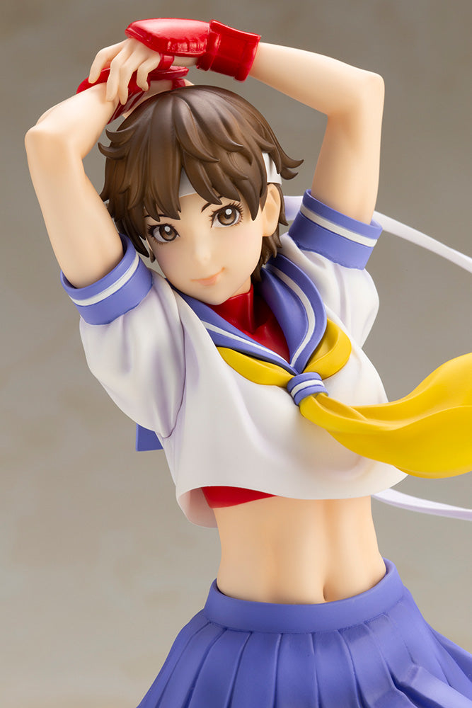 STREET FIGHTER Kotobukiya SAKURA ROUND 2 BISHOUJO STATUE